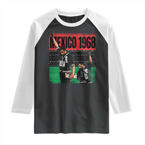 Black Power Salute 1968 Raglan Shirt Black History Month Civil Rights Movement TS10 Black White Print Your Wear