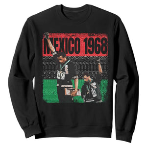 Black Power Salute 1968 Sweatshirt Black History Month Civil Rights Movement TS10 Black Print Your Wear