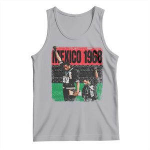Black Power Salute 1968 Tank Top Black History Month Civil Rights Movement TS10 Athletic Heather Print Your Wear