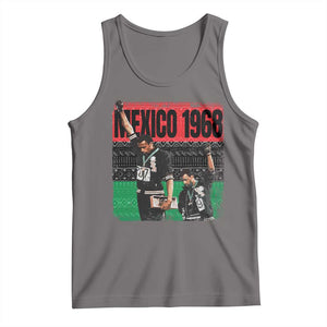Black Power Salute 1968 Tank Top Black History Month Civil Rights Movement TS10 Deep Heather Print Your Wear