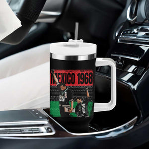 Black Power Salute 1968 Tumbler With Handle Black History Month Civil Rights Movement TS10 Print Your Wear