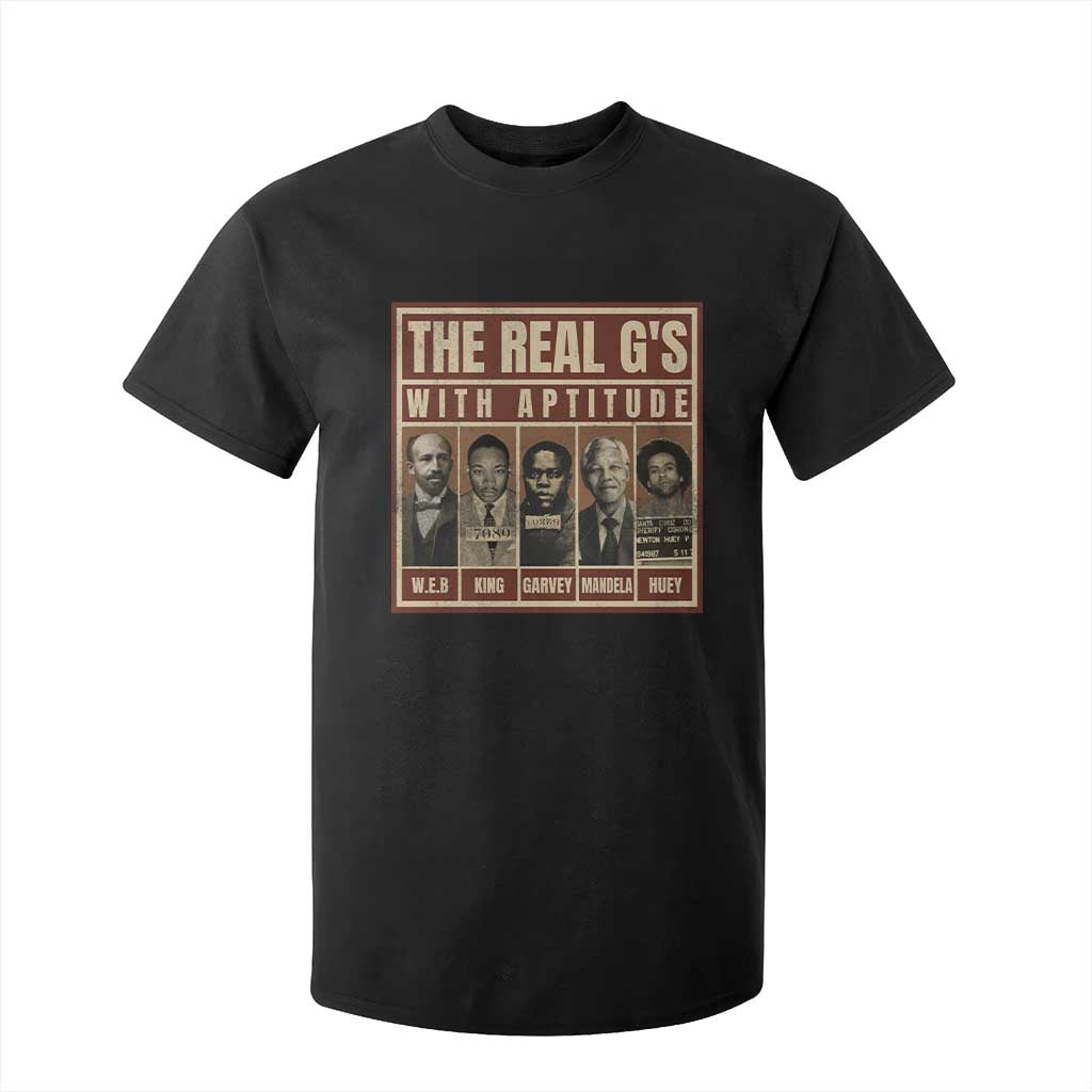 Black History Month T Shirt For Kid The Real G's Black Leaders TS10 Black Print Your Wear