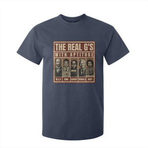 Black History Month T Shirt For Kid The Real G's Black Leaders TS10 Navy Print Your Wear