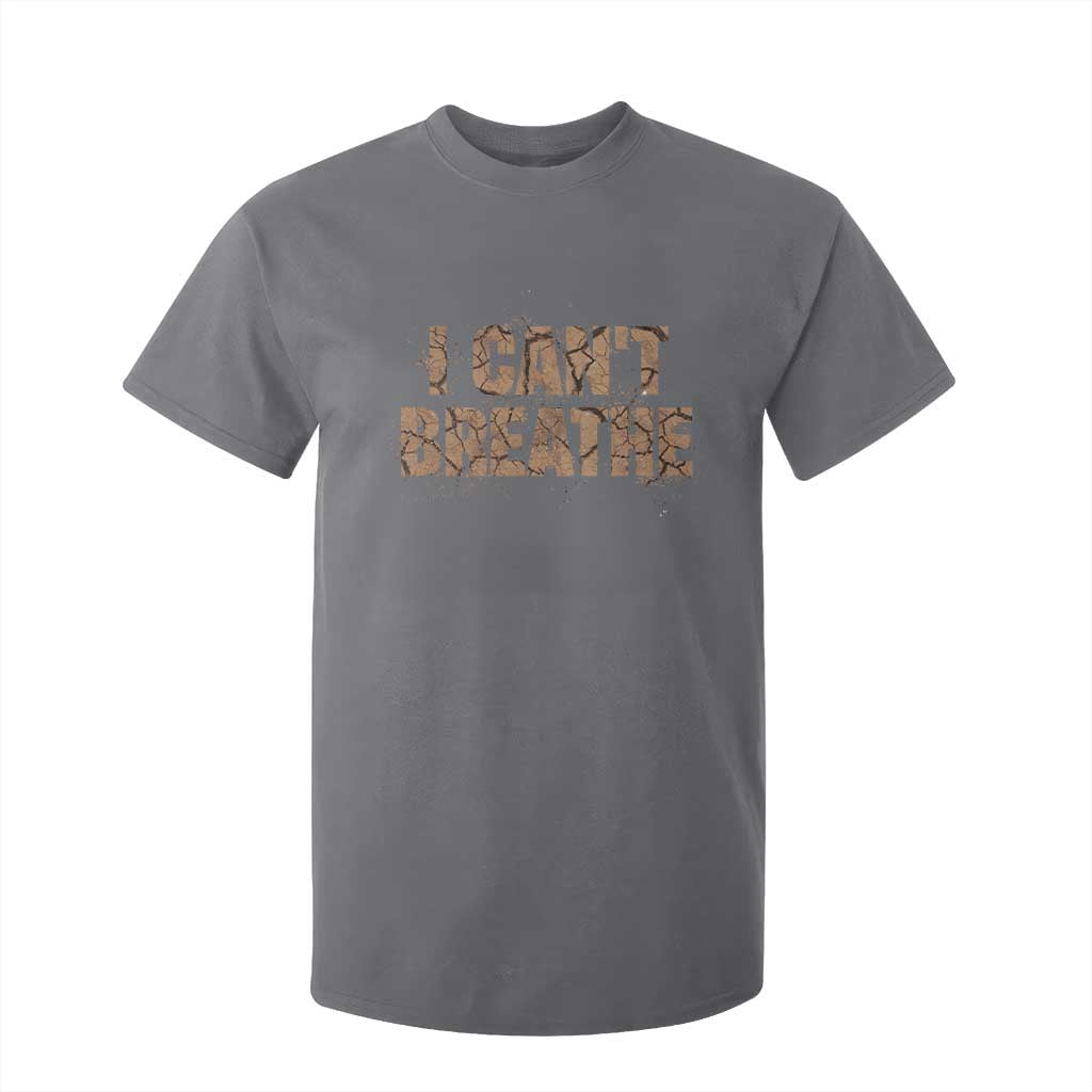 I Cant Breathe Protest T Shirt For Kid TS10 Charcoal Print Your Wear