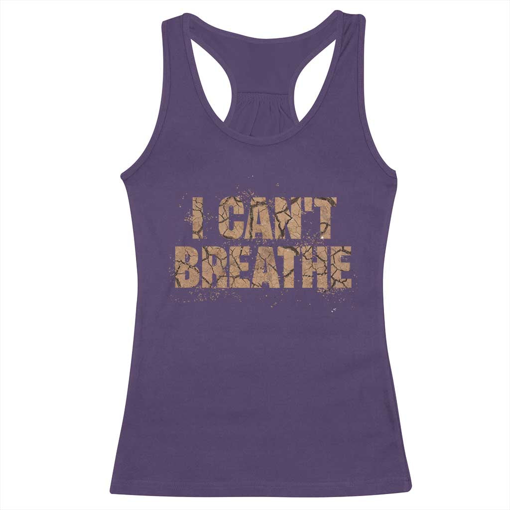 I Cant Breathe Protest Racerback Tank Top TS10 Purple Print Your Wear