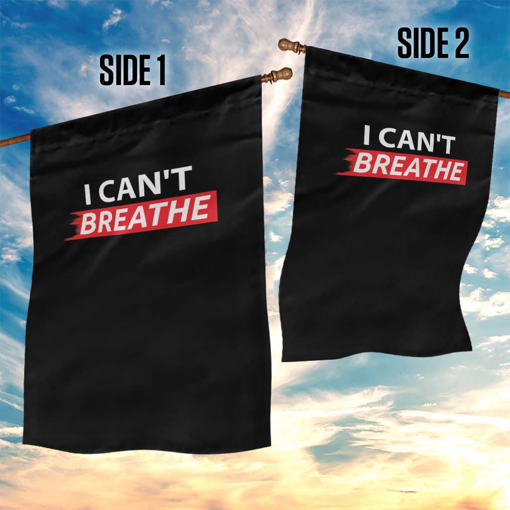 I Cant Breathe Garden Flag Protest Civil Right TS10 Print Your Wear
