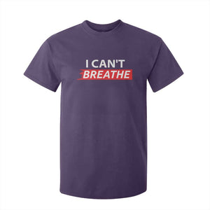 I Cant Breathe T Shirt For Kid Protest Civil Right TS10 Purple Print Your Wear