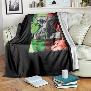 Malcolm X Throw Blanket Black History Month TS10 Print Your Wear