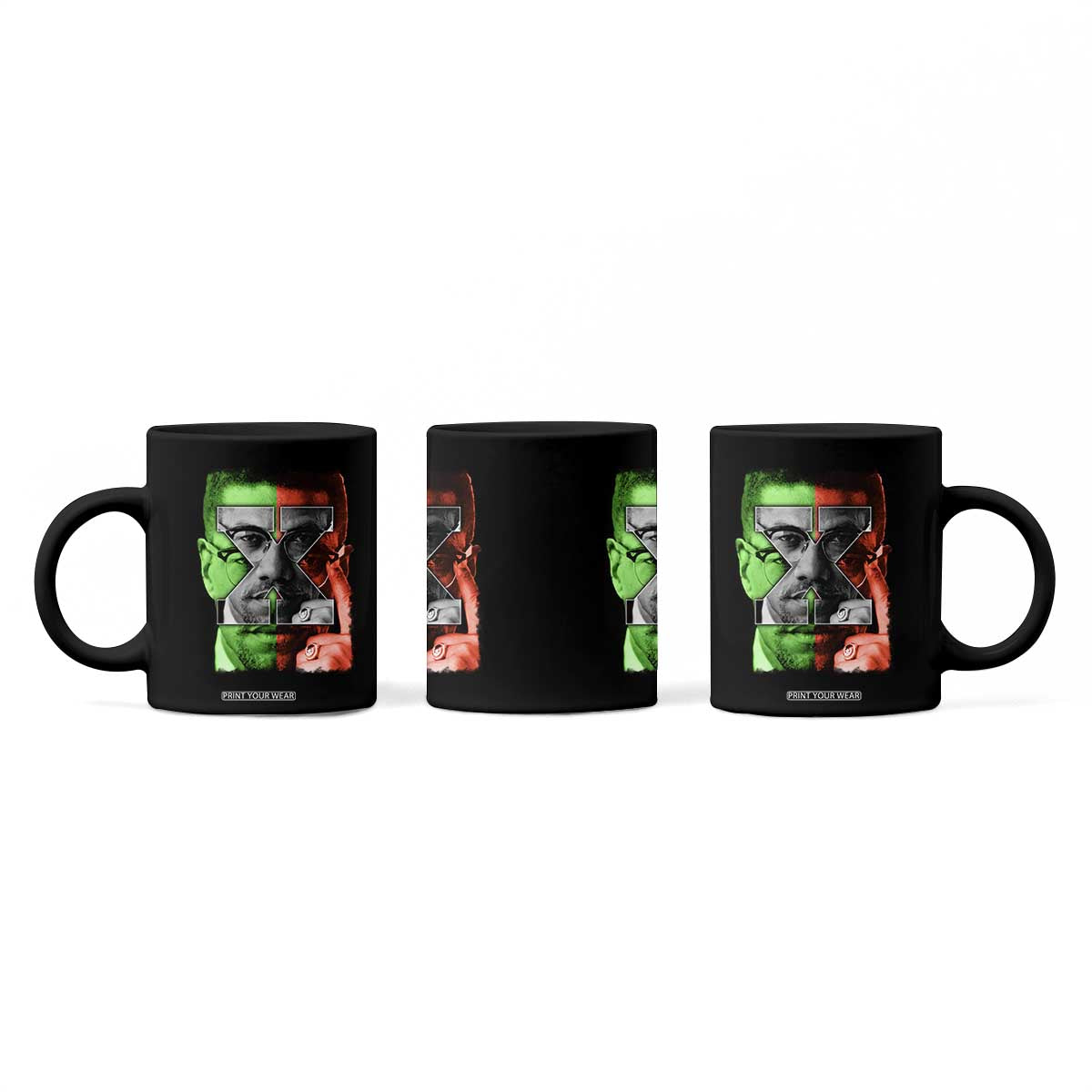 Malcolm X Coffee Mug Black History Month TS10 Print Your Wear