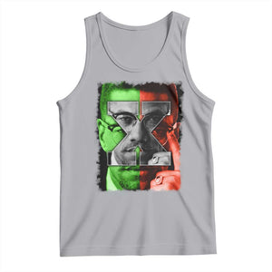 Malcolm X Tank Top Black History Month TS10 Athletic Heather Print Your Wear