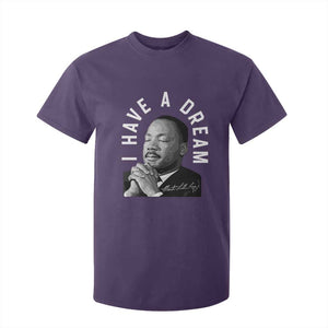 Martin Luther King Jr. T Shirt For Kid I Have A Dream Black History Month MLK Day TS10 Purple Print Your Wear