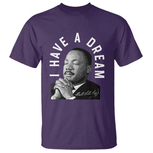 Martin Luther King Jr. T Shirt I Have A Dream Black History Month MLK Day TS10 Purple Print Your Wear