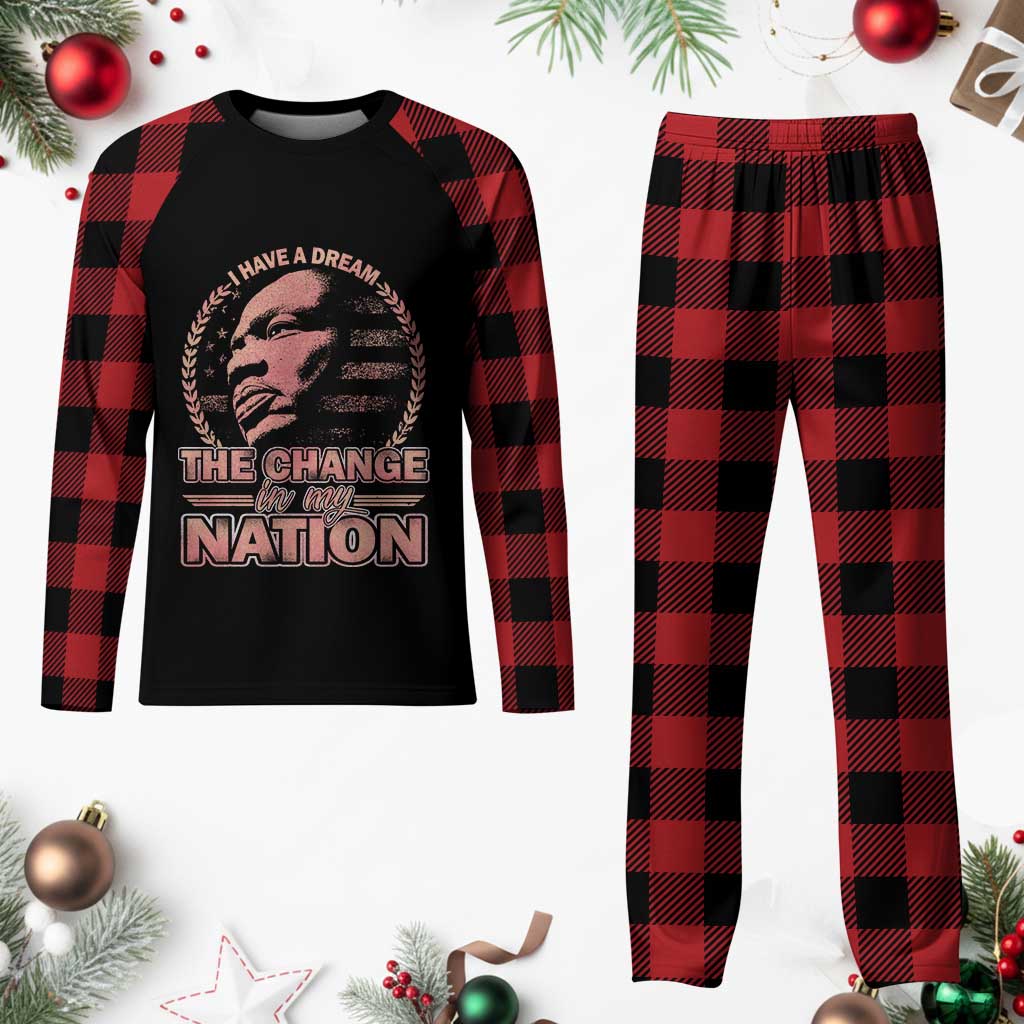 Martin Luther King Plaid Pajama Set Retro Black History Month Civil Rights TS10 Buffalo Plaid Print Your Wear