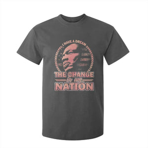 Martin Luther King T Shirt For Kid Retro Black History Month Civil Rights TS10 Dark Heather Print Your Wear