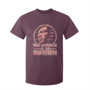 Martin Luther King T Shirt For Kid Retro Black History Month Civil Rights TS10 Maroon Print Your Wear
