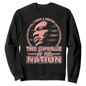 Martin Luther King Sweatshirt Retro Black History Month Civil Rights TS10 Black Print Your Wear