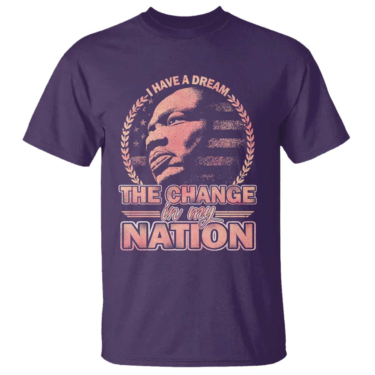 Martin Luther King T Shirt Retro Black History Month Civil Rights TS10 Purple Print Your Wear