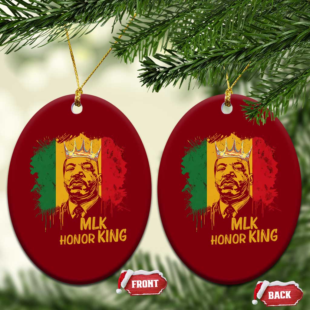 MLK Ceramic Ornament Honor King Civil Rights Leader Black History Month TS10 Print Your Wear