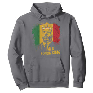 MLK Hoodie Honor King Civil Rights Leader Black History Month TS10 Charcoal Print Your Wear