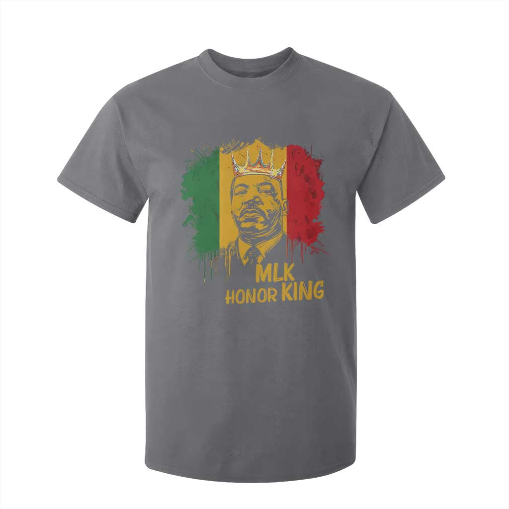 MLK T Shirt For Kid Honor King Civil Rights Leader Black History Month TS10 Charcoal Print Your Wear