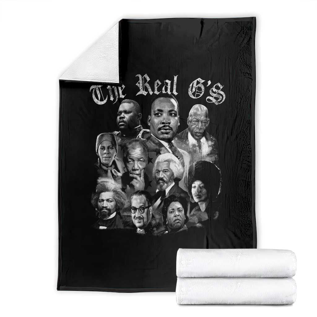 Civil Rights Legends Throw Blanket The Real Gs Juneteenth Black History Month TS10 Black Print Your Wear