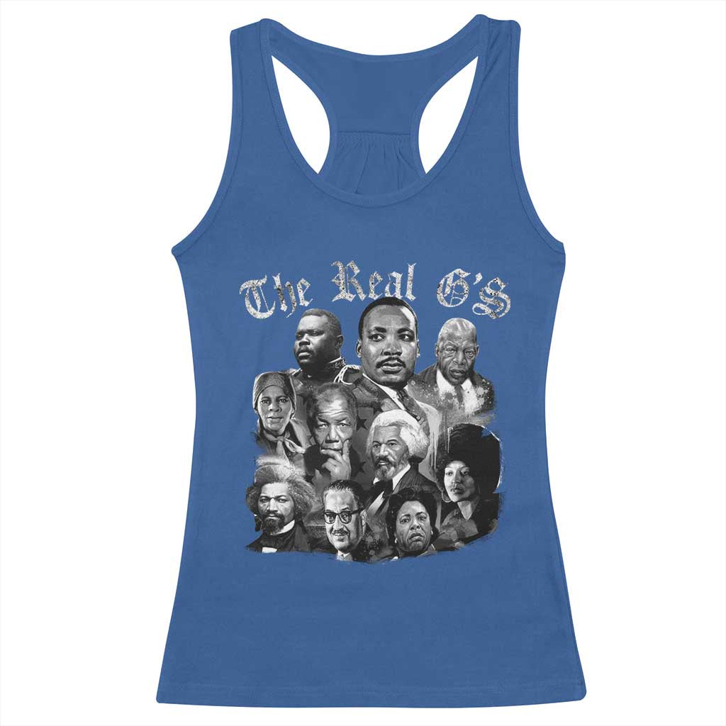Civil Rights Legends Racerback Tank Top The Real Gs Juneteenth Black History Month TS10 Royal Blue Print Your Wear