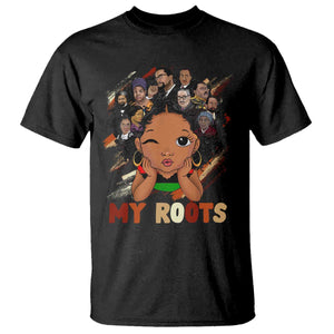 Black African Girl T Shirt Black History Month Juneteenth Gift Afro Empowerment TS10 Black Print Your Wear