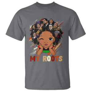 Black African Girl T Shirt Black History Month Juneteenth Gift Afro Empowerment TS10 Charcoal Print Your Wear