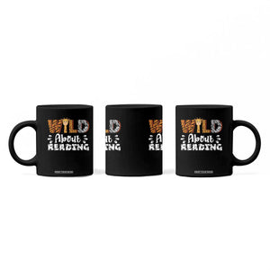 Wild About Reading Coffee Mug Cute Animal Print Reading Lover Kids Teachers TS10 Print Your Wear