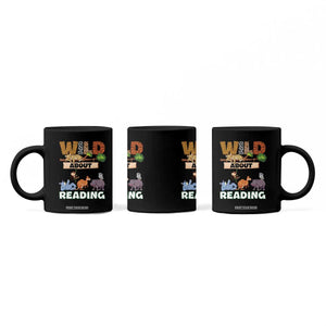 Wild About Reading Coffee Mug Cute Animal Book Lover Kids Teachers TS10 Print Your Wear