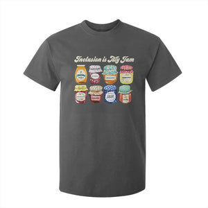Inclusion Is My Jam T Shirt For Kid Special Education Teacher Autism Awareness TS10 Dark Heather Print Your Wear