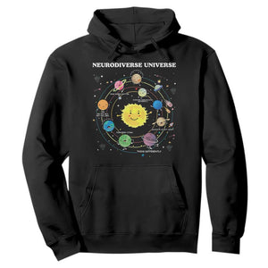 Autism Awareness Hoodie Neurodiverse Universe Sped Teacher TS10 Black Print Your Wear