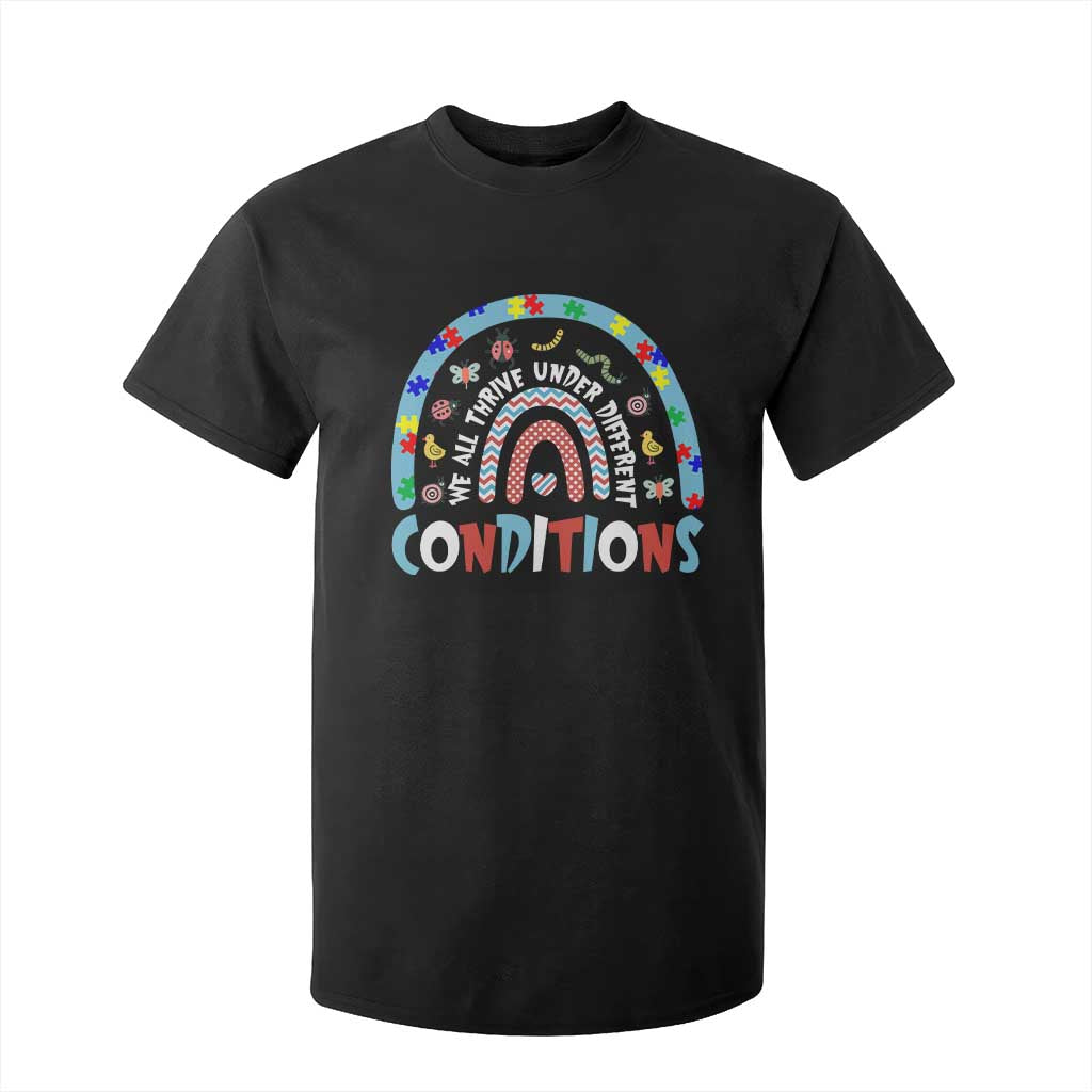 Autism Awareness T Shirt For Kid Sped Education Teacher Rainbow Reading TS10 Black Print Your Wear