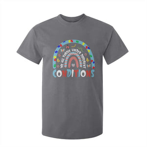 Autism Awareness T Shirt For Kid Sped Education Teacher Rainbow Reading TS10 Charcoal Print Your Wear