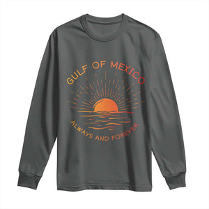 Gulf of Mexico Long Sleeve Shirt Always and Forever Sunny Vibes TS10 Dark Heather Print Your Wear