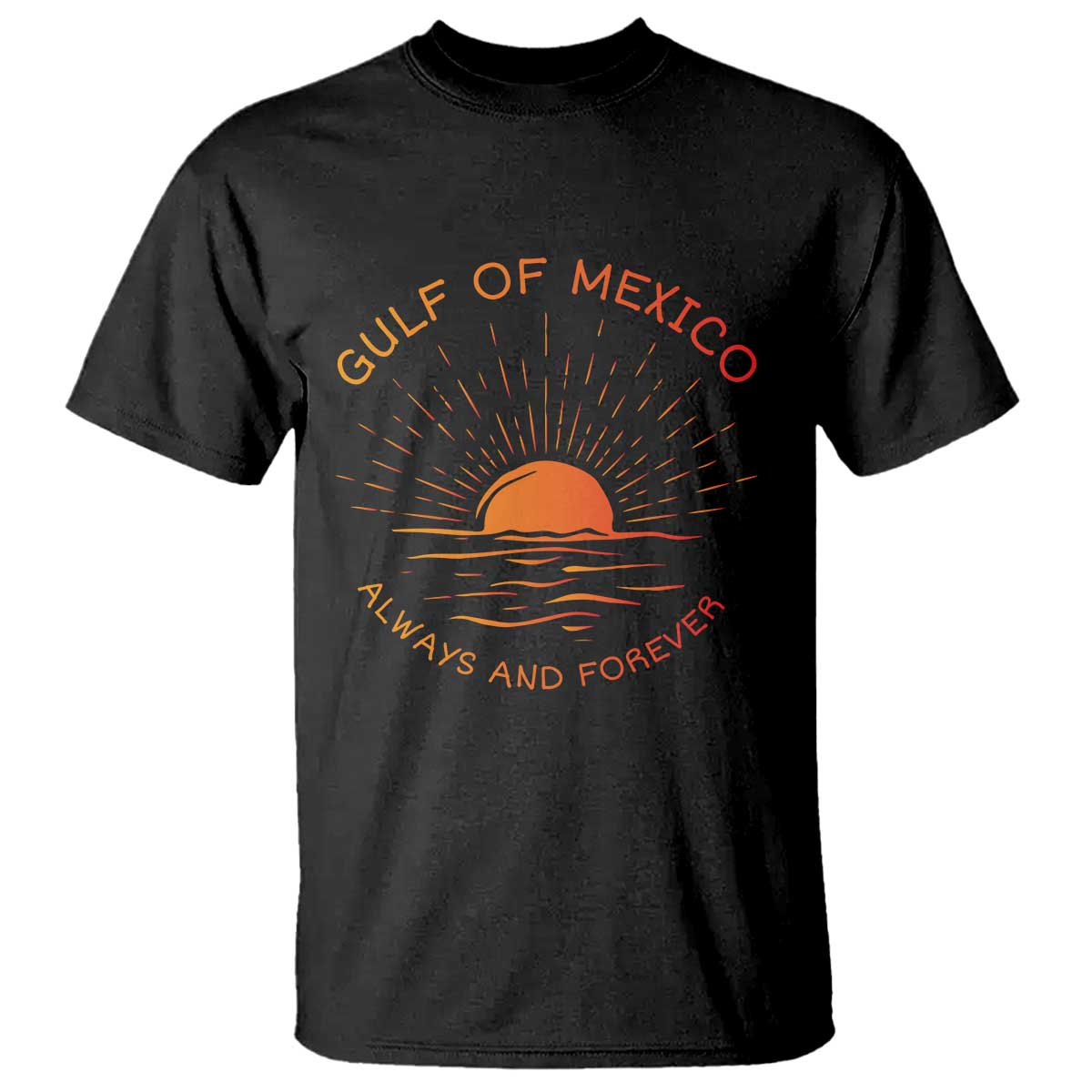 Gulf of Mexico T Shirt Always and Forever Sunny Vibes TS10 Black Print Your Wear