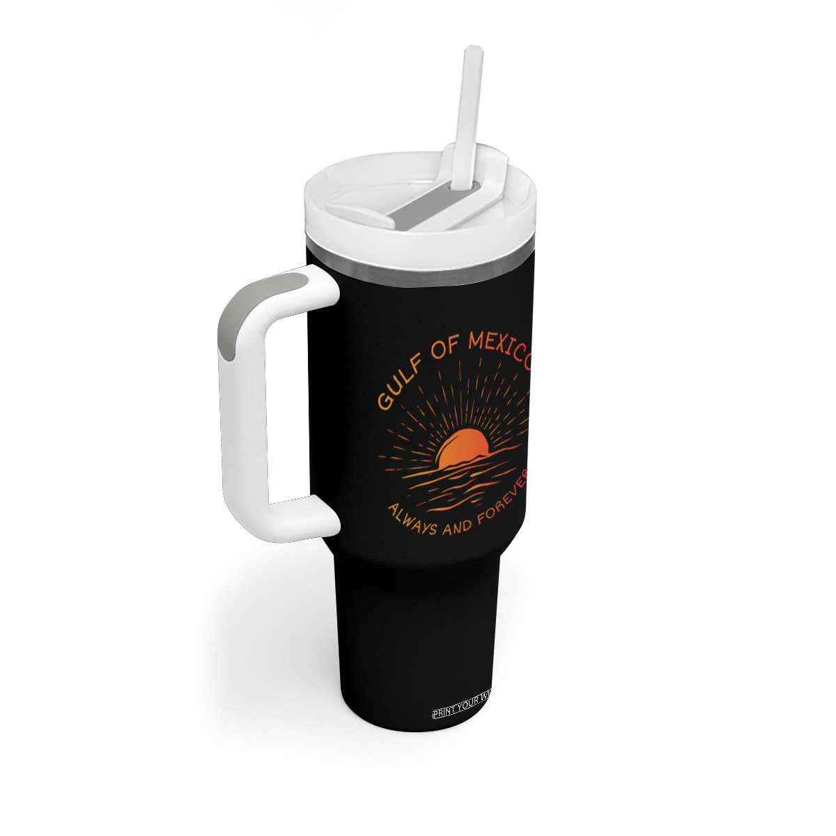 Gulf of Mexico Tumbler With Handle Always and Forever Sunny Vibes TS10 Print Your Wear