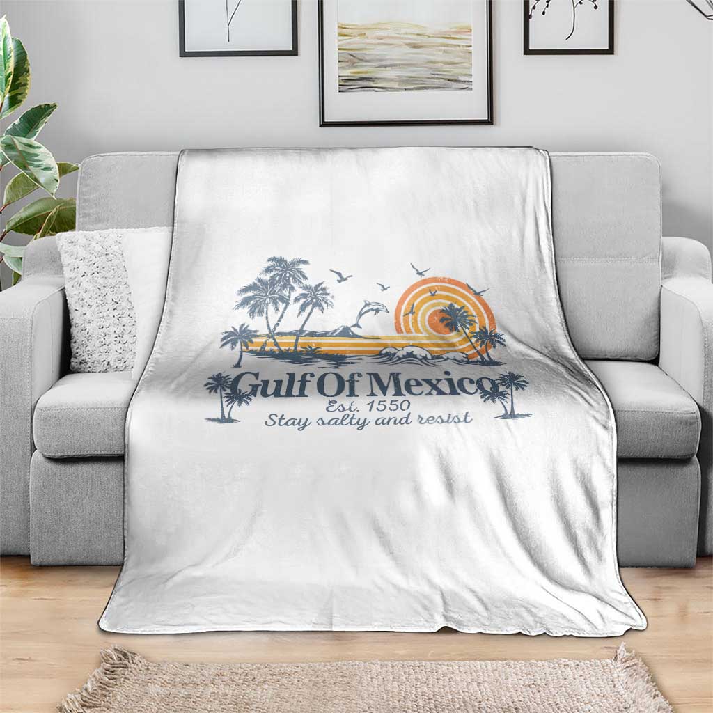 Gulf of Mexico Throw Blanket Always And Forever Resist TS10 Print Your Wear