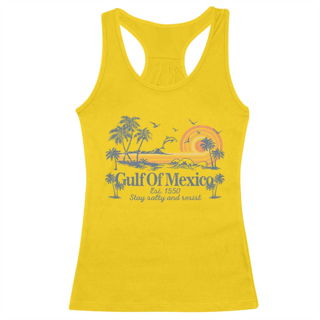 Gulf of Mexico Racerback Tank Top Always And Forever Resist TS10 Daisy Print Your Wear