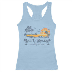 Gulf of Mexico Racerback Tank Top Always And Forever Resist TS10 Light Blue Print Your Wear