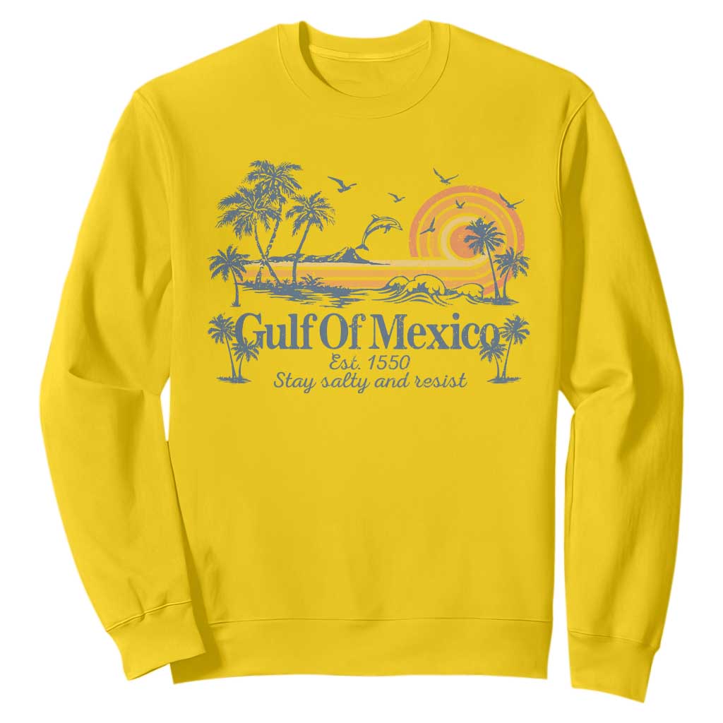 Gulf of Mexico Sweatshirt Always And Forever Resist TS10 Daisy Print Your Wear