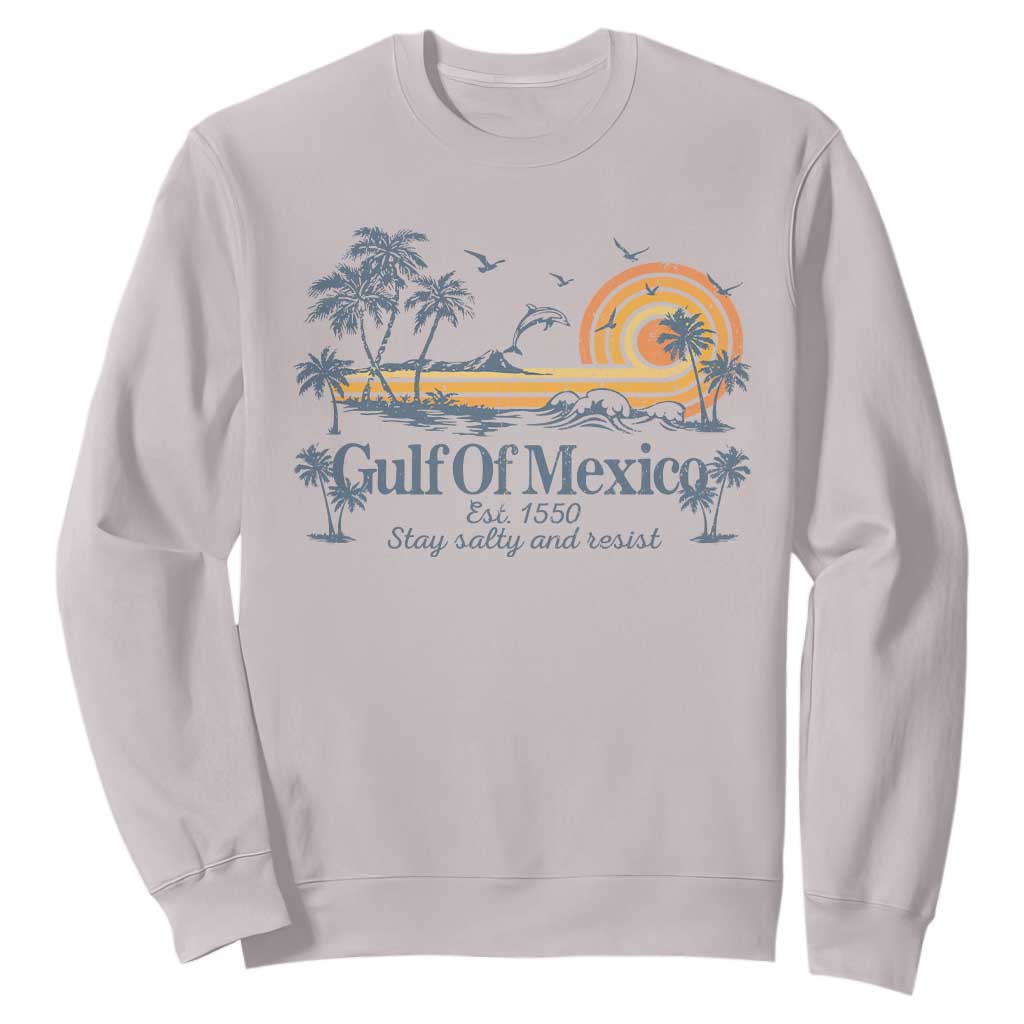 Gulf of Mexico Sweatshirt Always And Forever Resist TS10 Ice Gray Print Your Wear