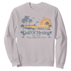 Gulf of Mexico Sweatshirt Always And Forever Resist TS10 Ice Gray Print Your Wear