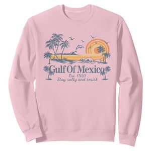 Gulf of Mexico Sweatshirt Always And Forever Resist TS10 Light Pink Print Your Wear