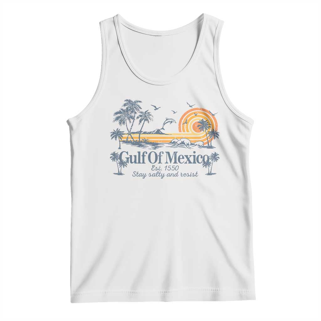 Gulf of Mexico Tank Top Always And Forever Resist TS10 White Print Your Wear