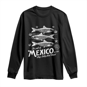 Gulf of Mexico Long Sleeve Shirt Golfo de México 1550 Texas Alabama Florida Beach TS10 Black Print Your Wear