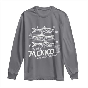 Gulf of Mexico Long Sleeve Shirt Golfo de México 1550 Texas Alabama Florida Beach TS10 Charcoal Print Your Wear