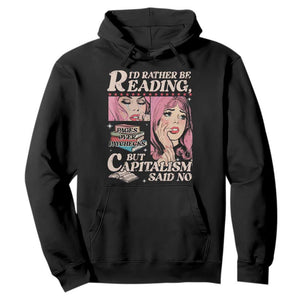 Funny Reading Hoodie Hilarious Bookworm Book Lover Reader Gift TS10 Black Print Your Wear