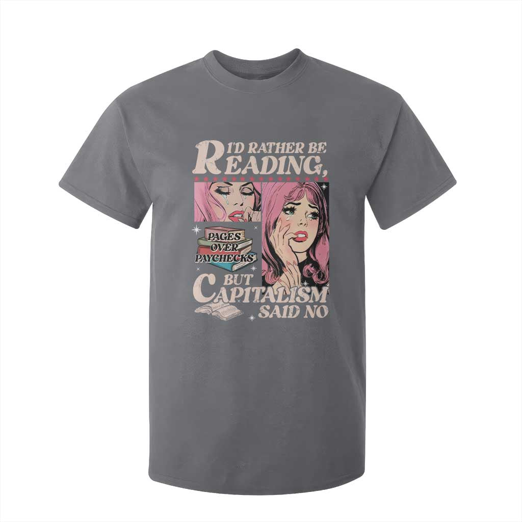 Funny Reading T Shirt For Kid Hilarious Bookworm Book Lover Reader Gift TS10 Charcoal Print Your Wear