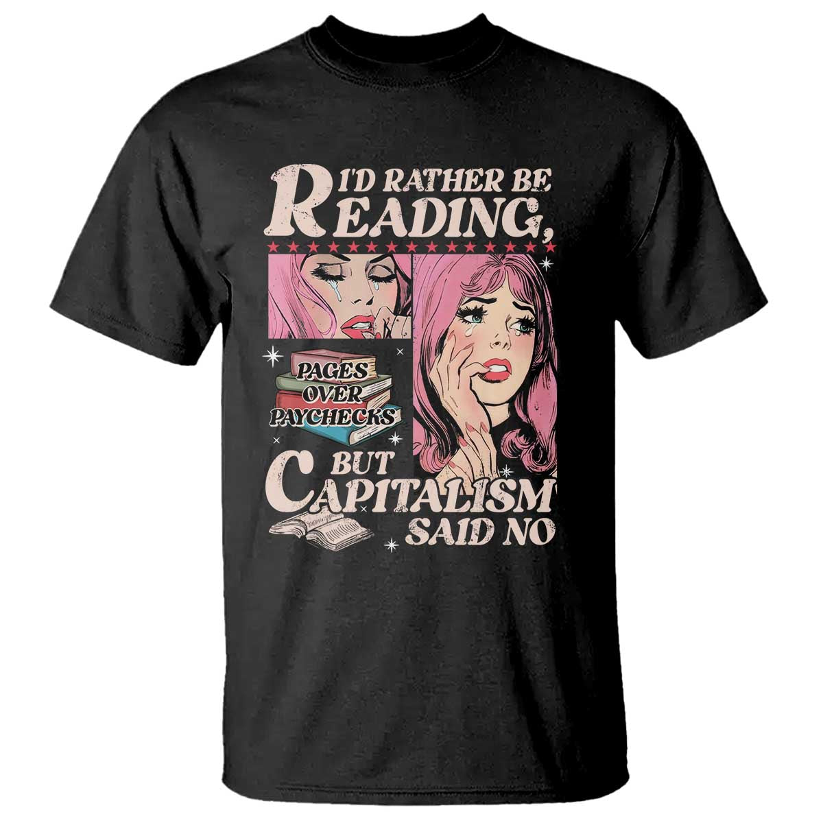 Funny Reading T Shirt Hilarious Bookworm Book Lover Reader Gift TS10 Black Print Your Wear